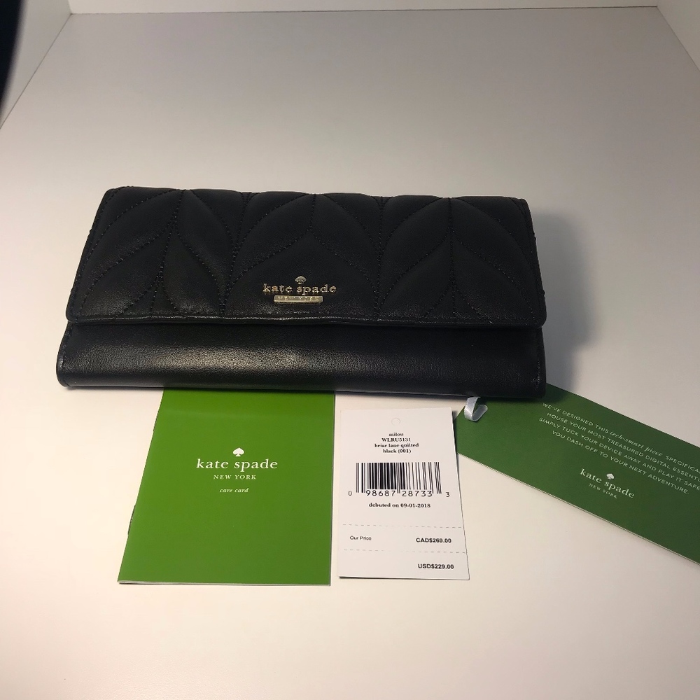 Kate Spade Milou Briar Lane Quilted Wristlet